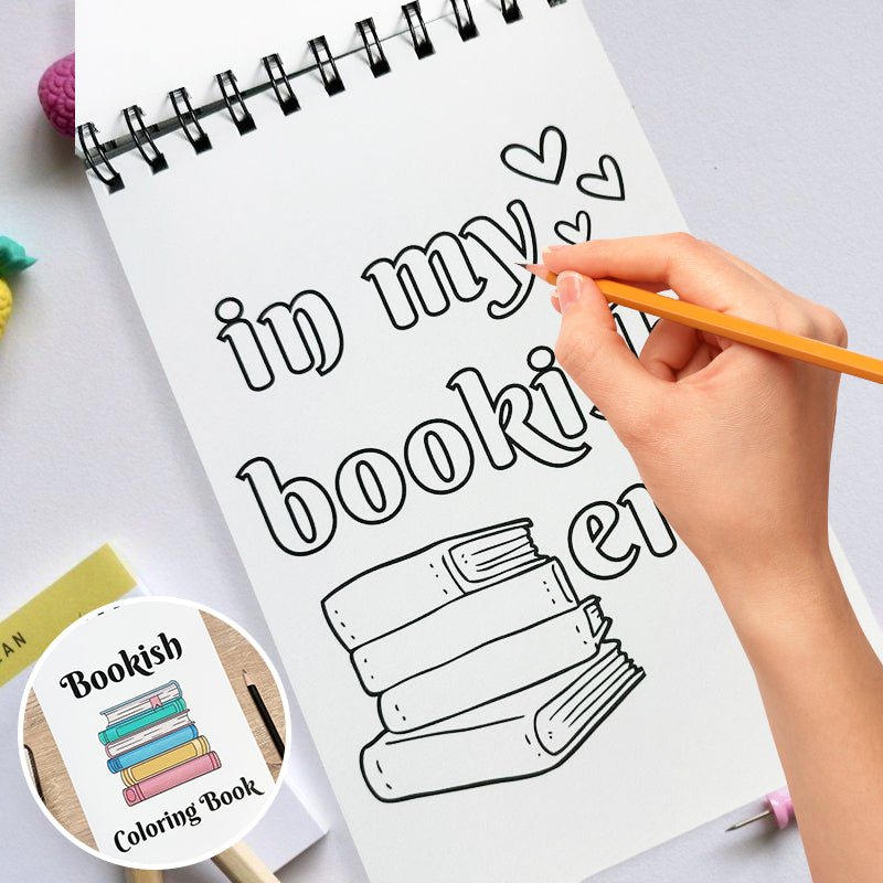 Bookish Coloring Book