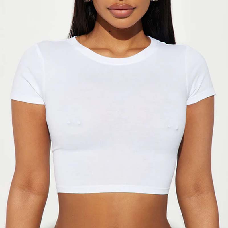 Seamless Breast Patch With Nipple Studs