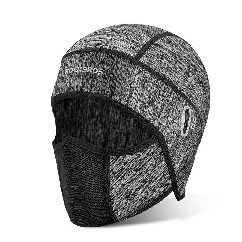 Ice silk face protection cycling hood