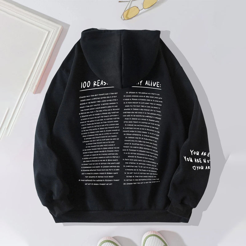 '100 Reasons To Stay Alive' Sweatshirt