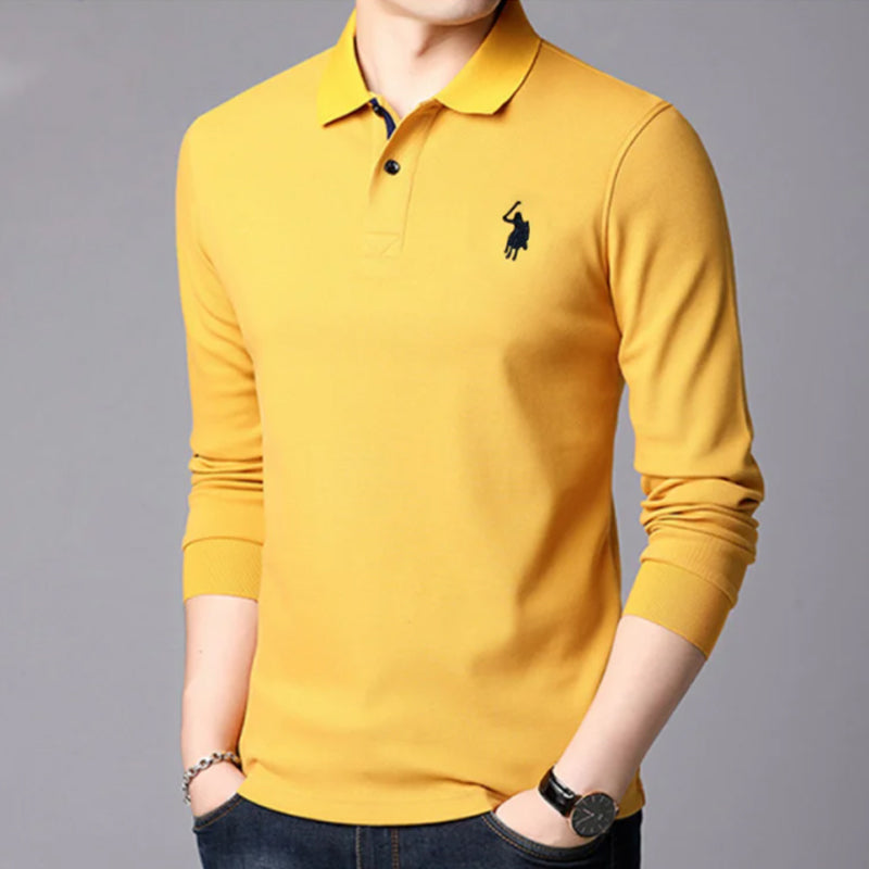 Embroidered polo shirt for men