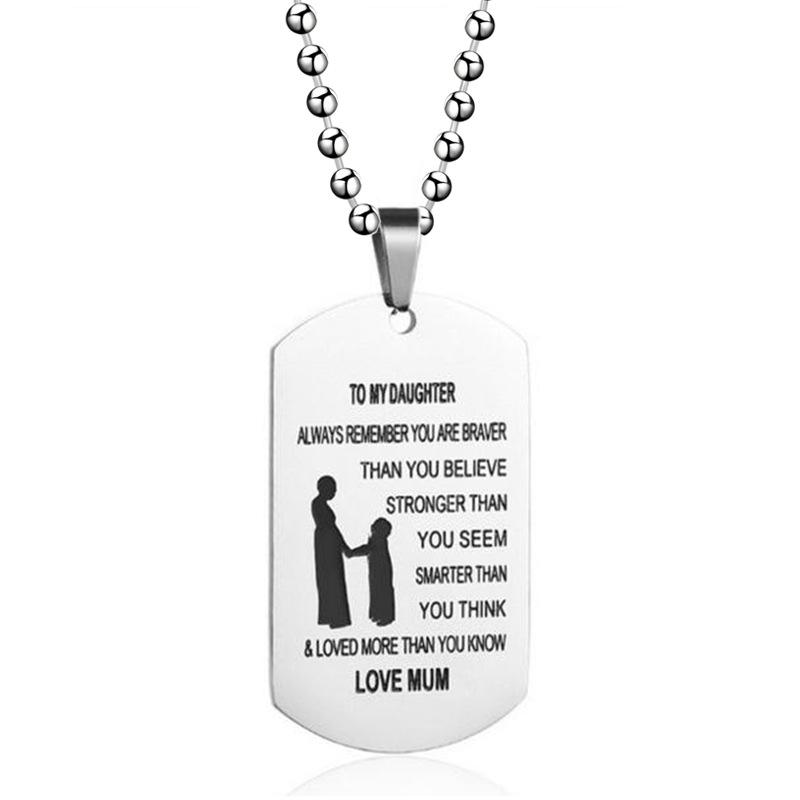 To My Kids - Stainless Steel Necklace