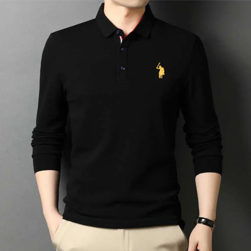 Embroidered polo shirt for men