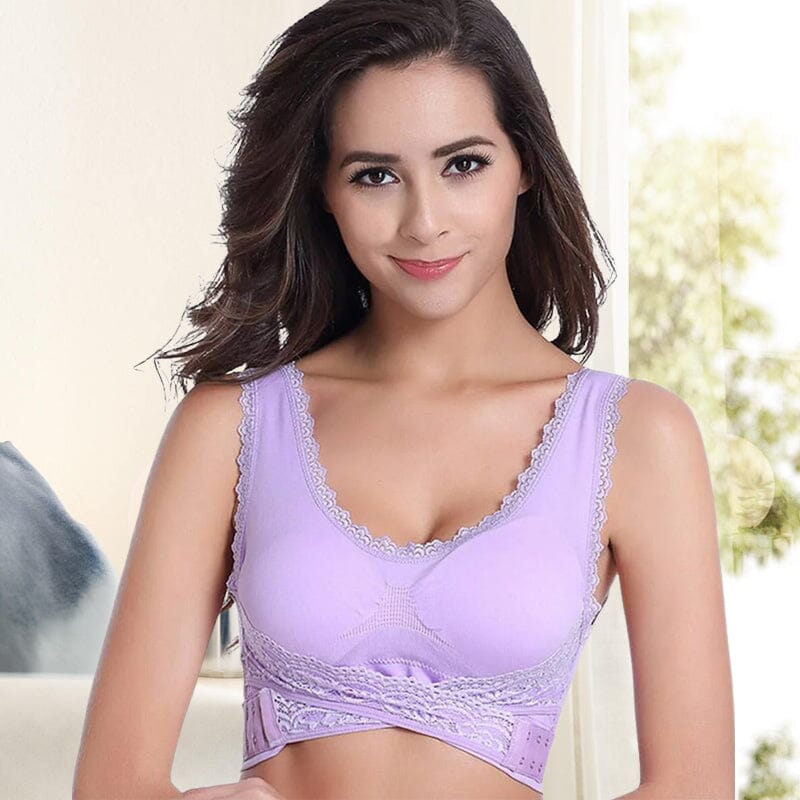 Women's Wireless Full Coverage Lace Bra