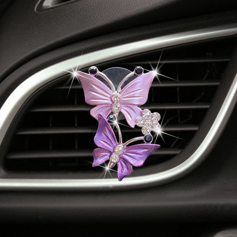 Bling Butterfly Car Accessories, Cute Car Air Freshener