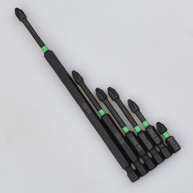 Cross Impact Screwdriver Bits Set (6 Pcs)