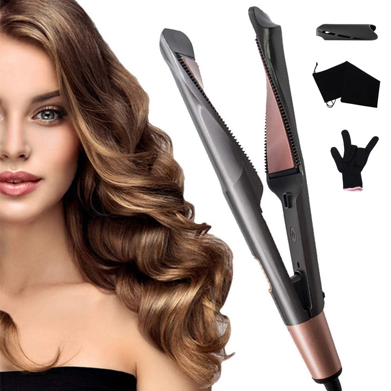 2 in 1 Curling Iron For Curls & Straightening