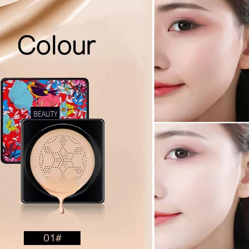 2022 New Waterproof Air Cushion CC Cream For Beauty(Mushroom Head As a Free Gift)