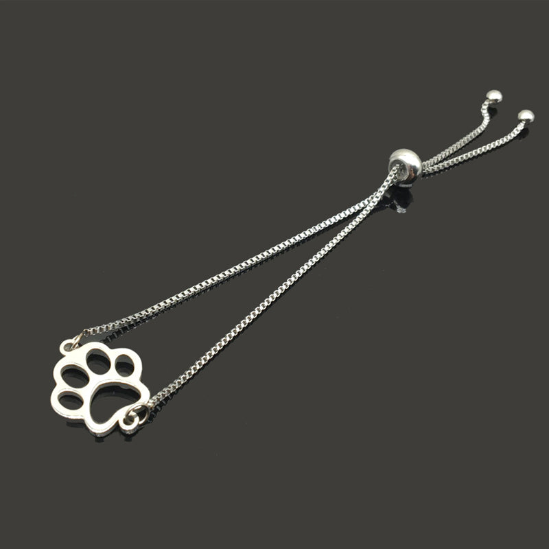 Dog Paw Adjustable Bracelet