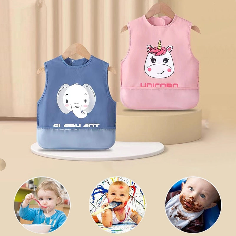 Waterproof Cartoon Smock for Children