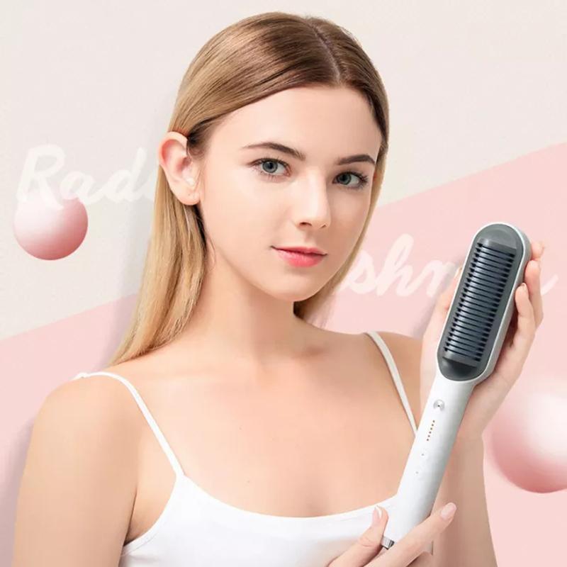 2021 New Hair Straightener Brush