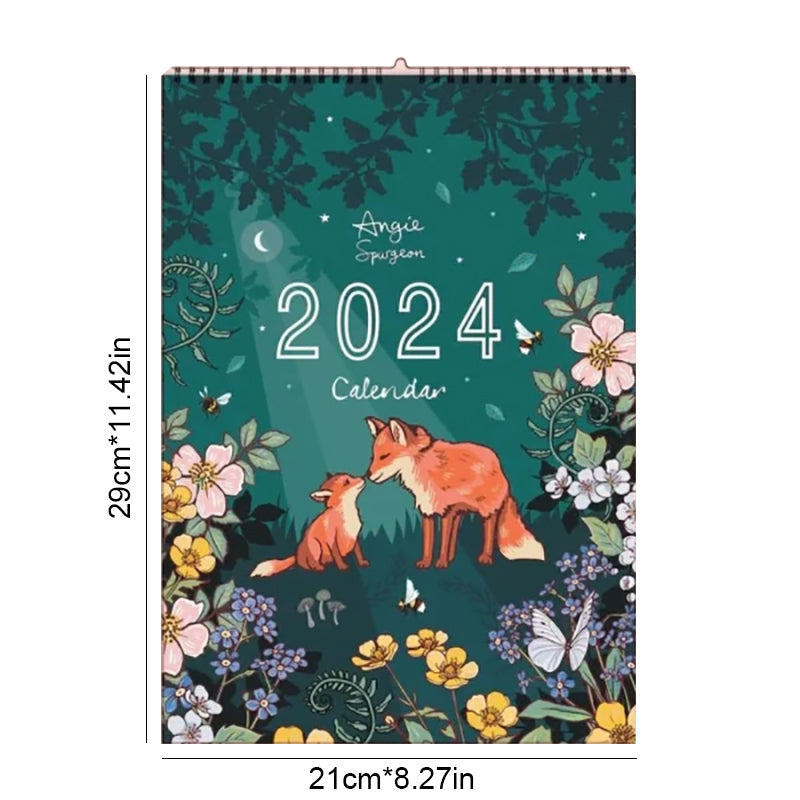 2024 Wall Calendar of Nature and Wildlife Art