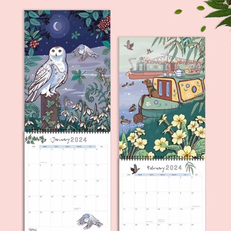 2024 Wall Calendar of Nature and Wildlife Art