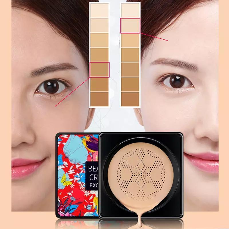 2022 New Waterproof Air Cushion CC Cream For Beauty(Mushroom Head As a Free Gift)