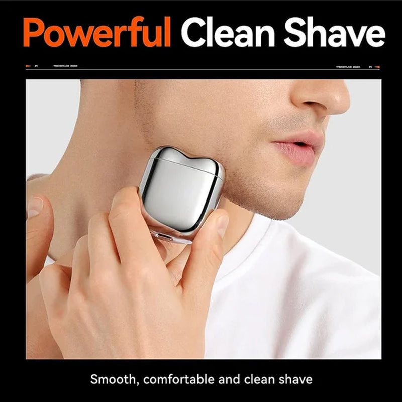 Rechargeable Waterproof Compact Electric Razor for Home, Car, Travel