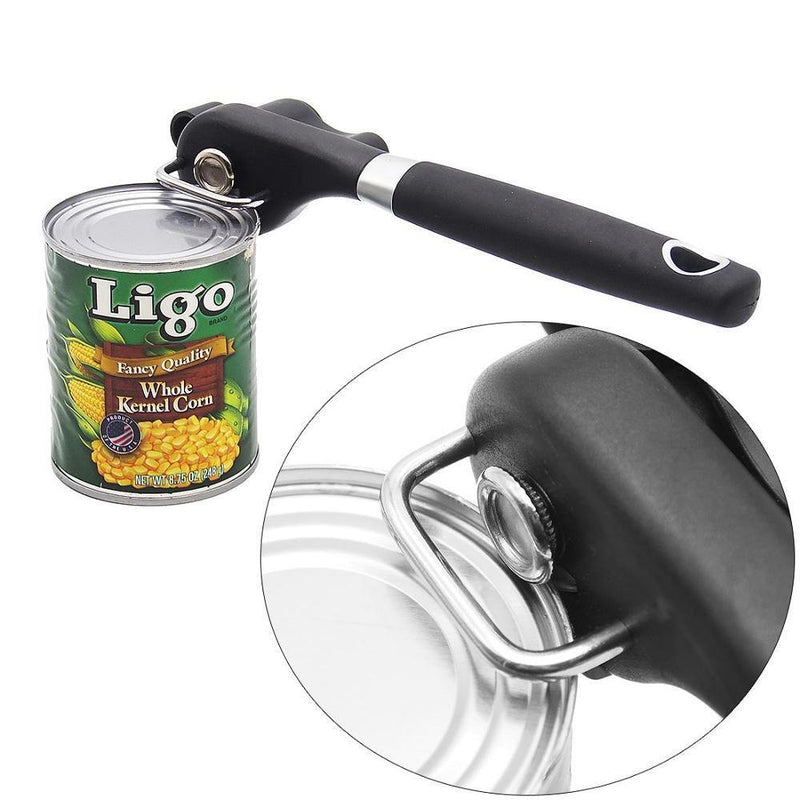 Stainless Steel Safe Cut Can Opener-Final Clearance Sale！