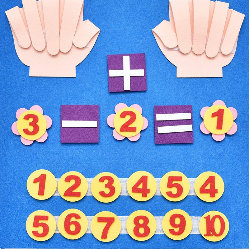 Felt Board Finger Numbers Counting Toy