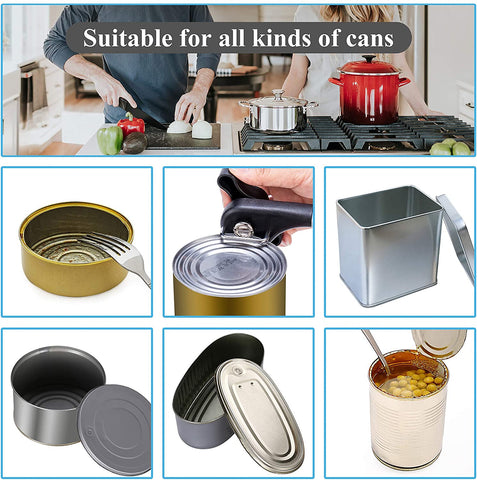 Stainless Steel Safe Cut Can Opener-Final Clearance Sale！