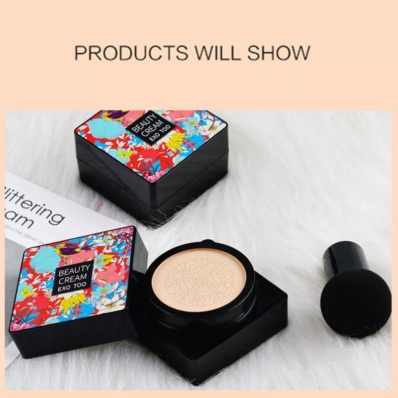 2022 New Waterproof Air Cushion CC Cream For Beauty(Mushroom Head As a Free Gift)