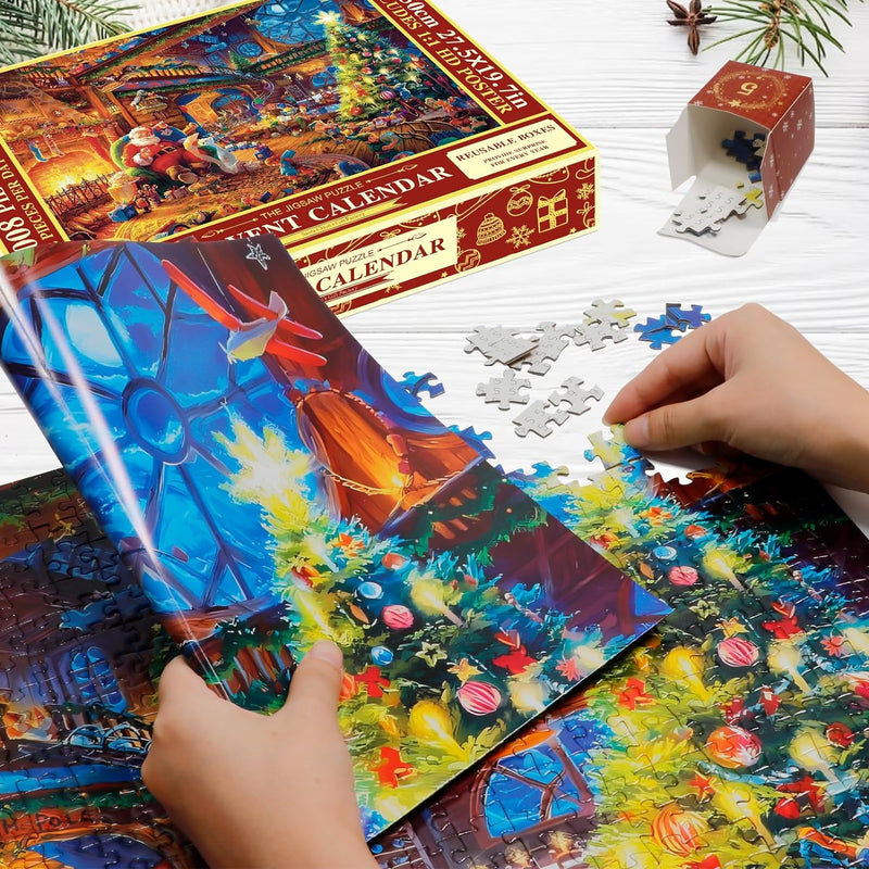 Advent Calendar 2024 Christmas Jigsaw Puzzles