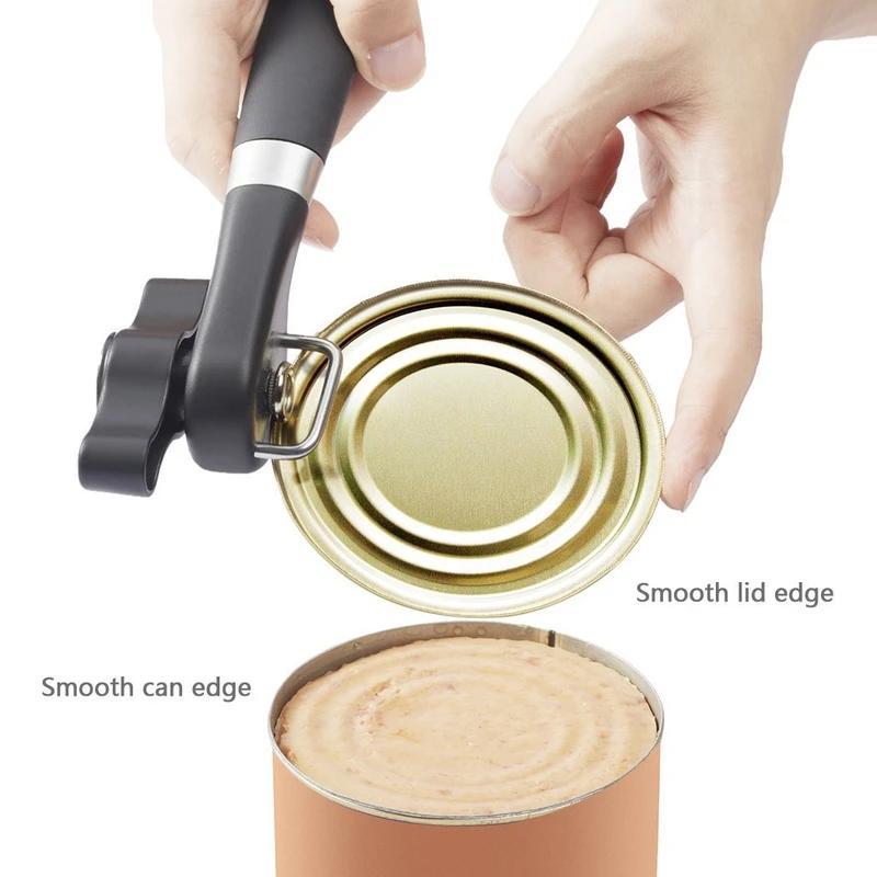 Stainless Steel Safe Cut Can Opener-Final Clearance Sale！