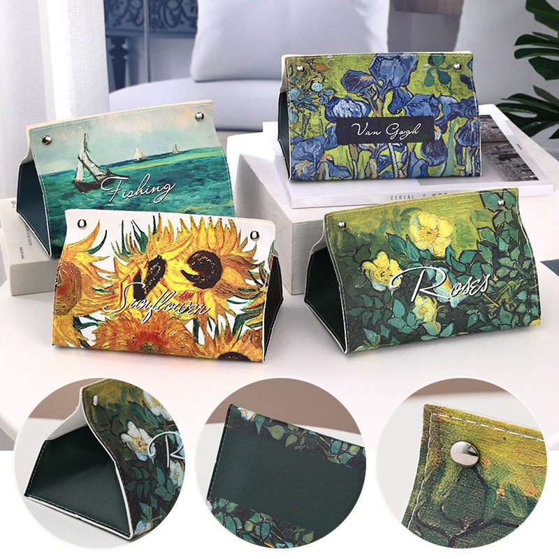 Van Gogh Oil Painting Tissue Box