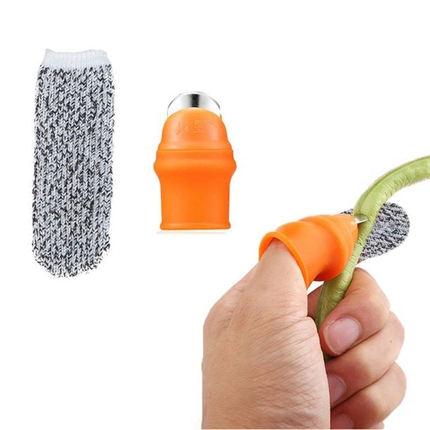 Gardening Thumb Knife Finger Gloves