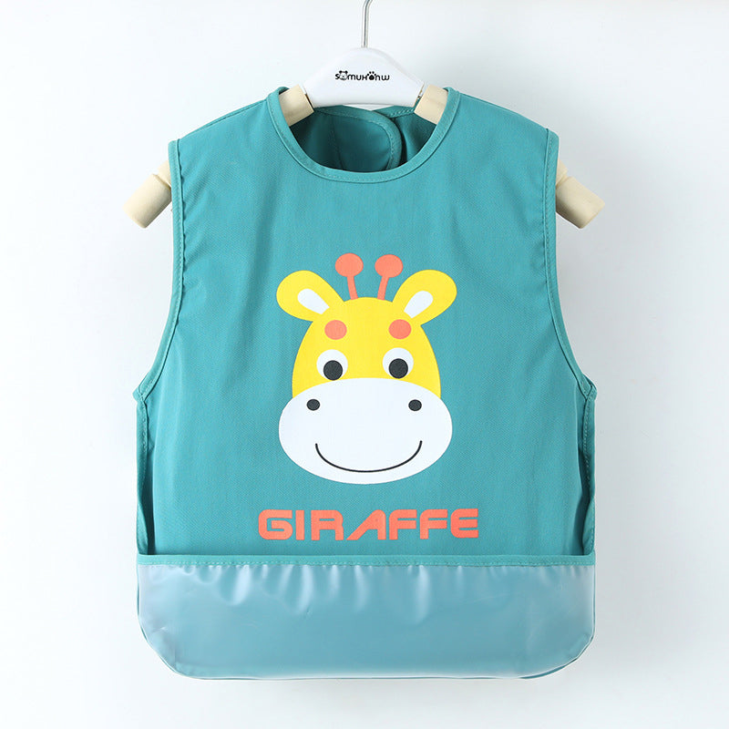 Waterproof Cartoon Smock for Children